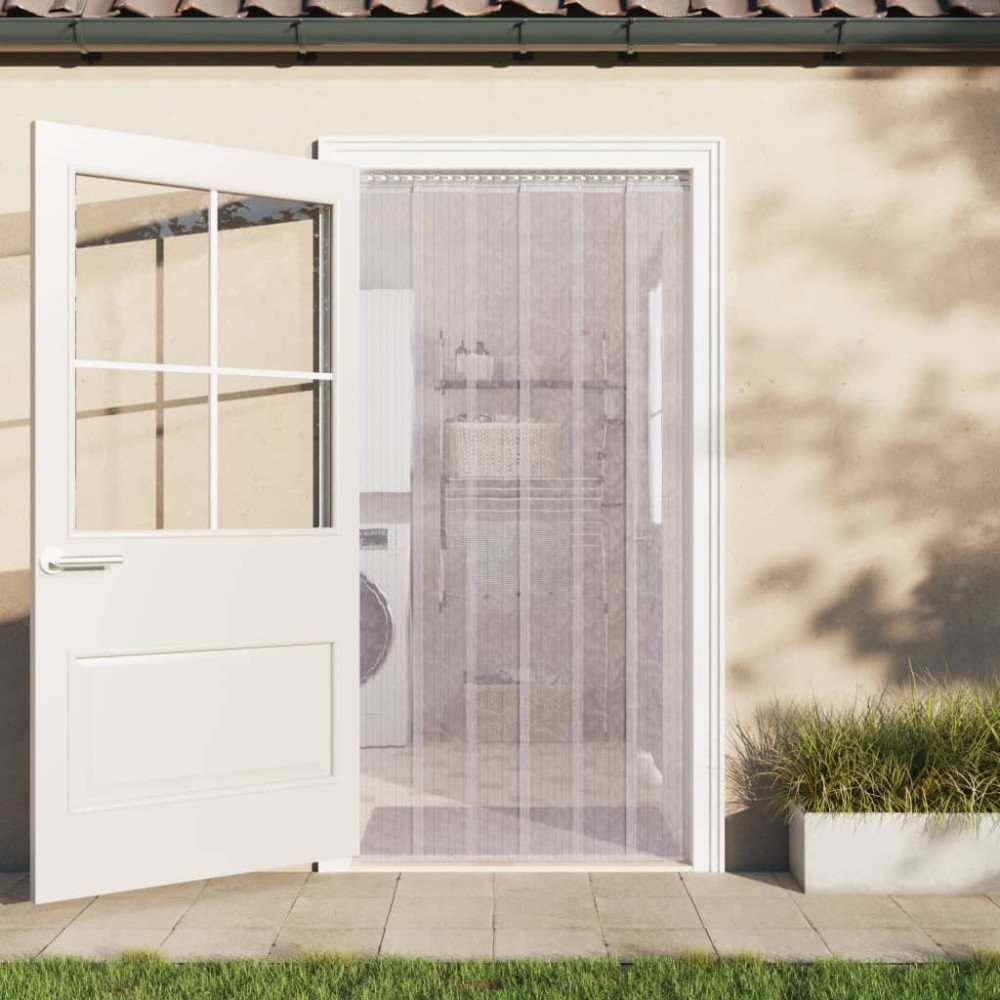 Produktbild för Köldridå transparent 200x1,6 mm 50 m PVC