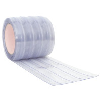 Produktbild för Köldridå transparent 200x1,6 mm 50 m PVC