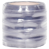 Produktbild för Köldridå transparent 200x1,6 mm 50 m PVC