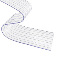 Produktbild för Köldridå transparent 200x1,6 mm 25 m PVC