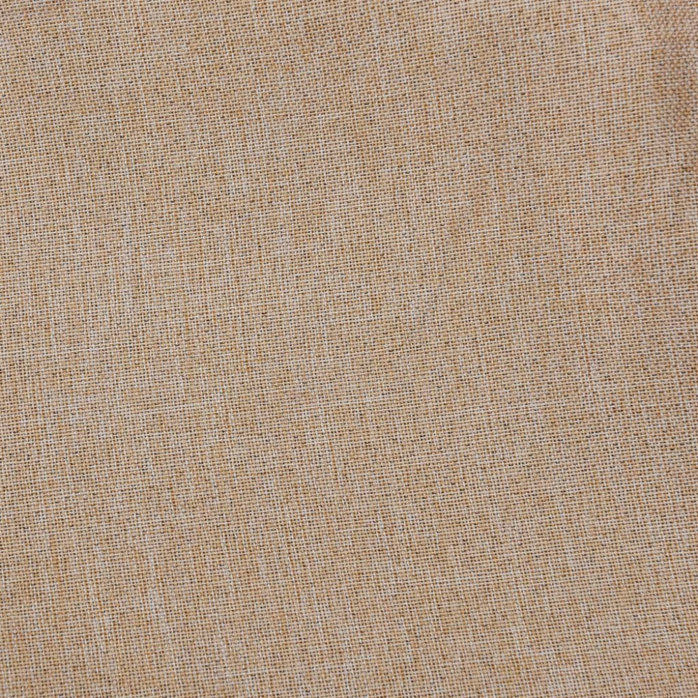 Produktbild för Mörkläggningsgardin med krokar linnelook 2 st beige 140x245 cm