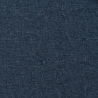 Produktbild för Mörkläggningsgardin med krokar linnelook 2 st blå 140x175 cm