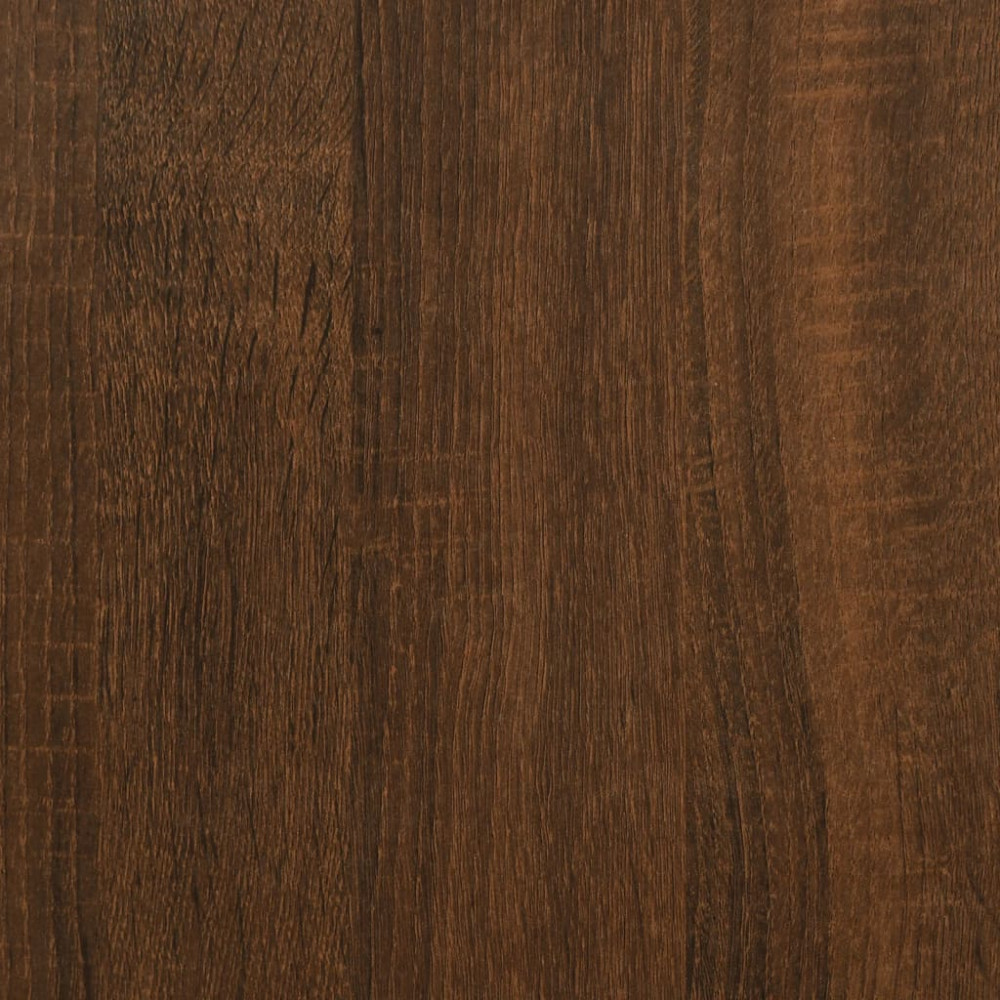 Produktbild för Skohylla brun ek 100x35x70 cm konstruerat trä