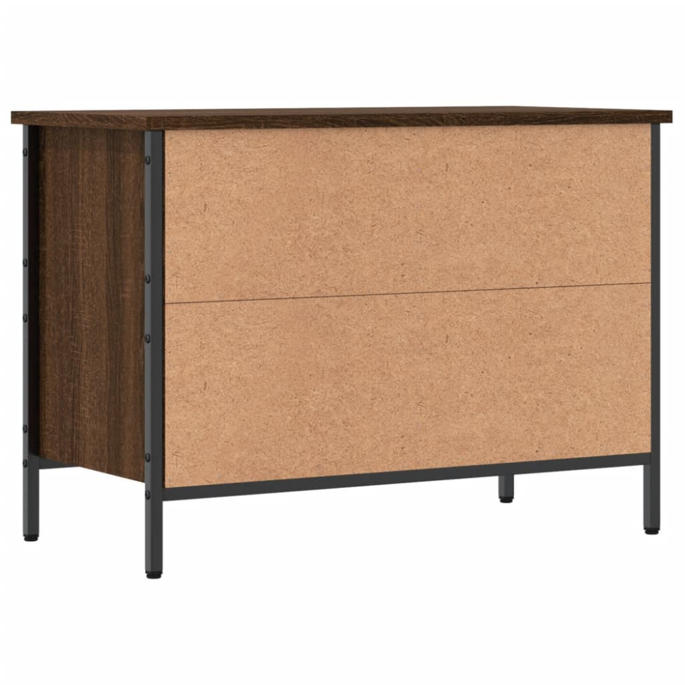 Produktbild för Skohylla brun ek 69x35x50 cm konstruerat trä