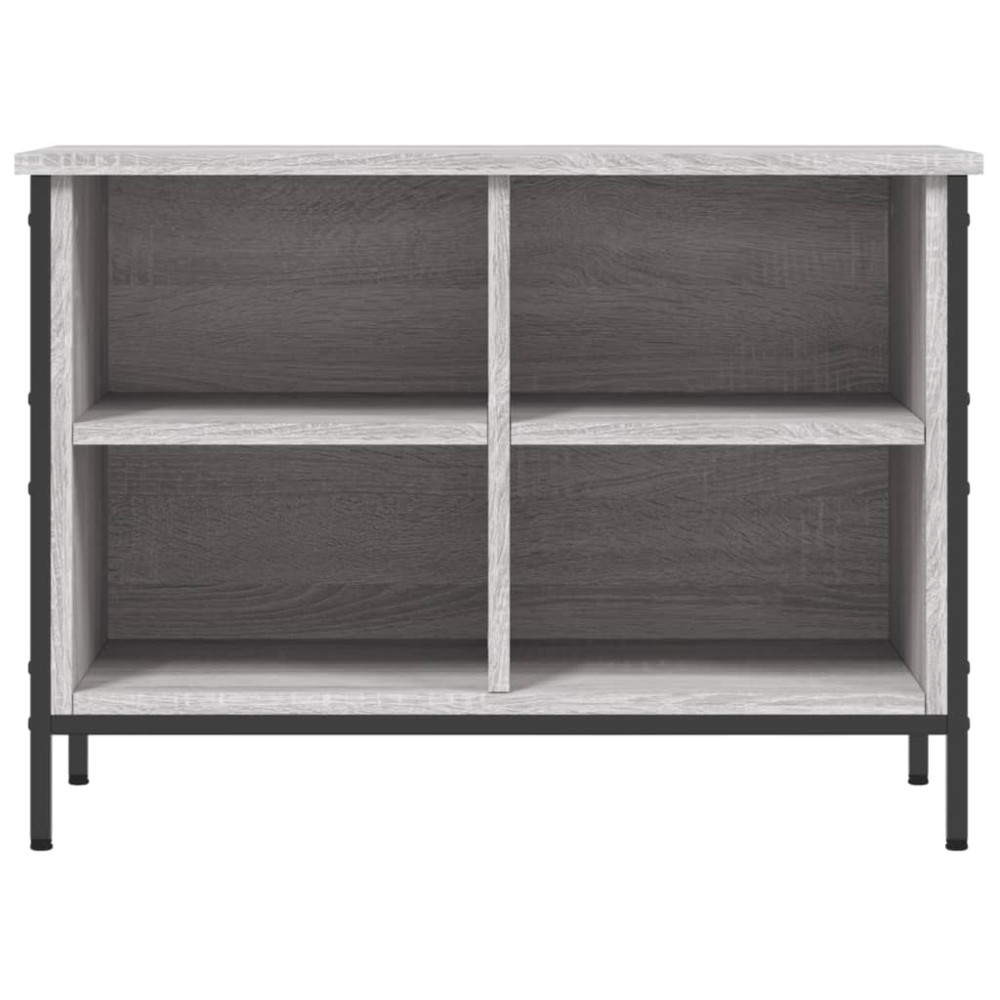 Produktbild för Skohylla grå sonoma 69x35x50 cm konstruerat trä