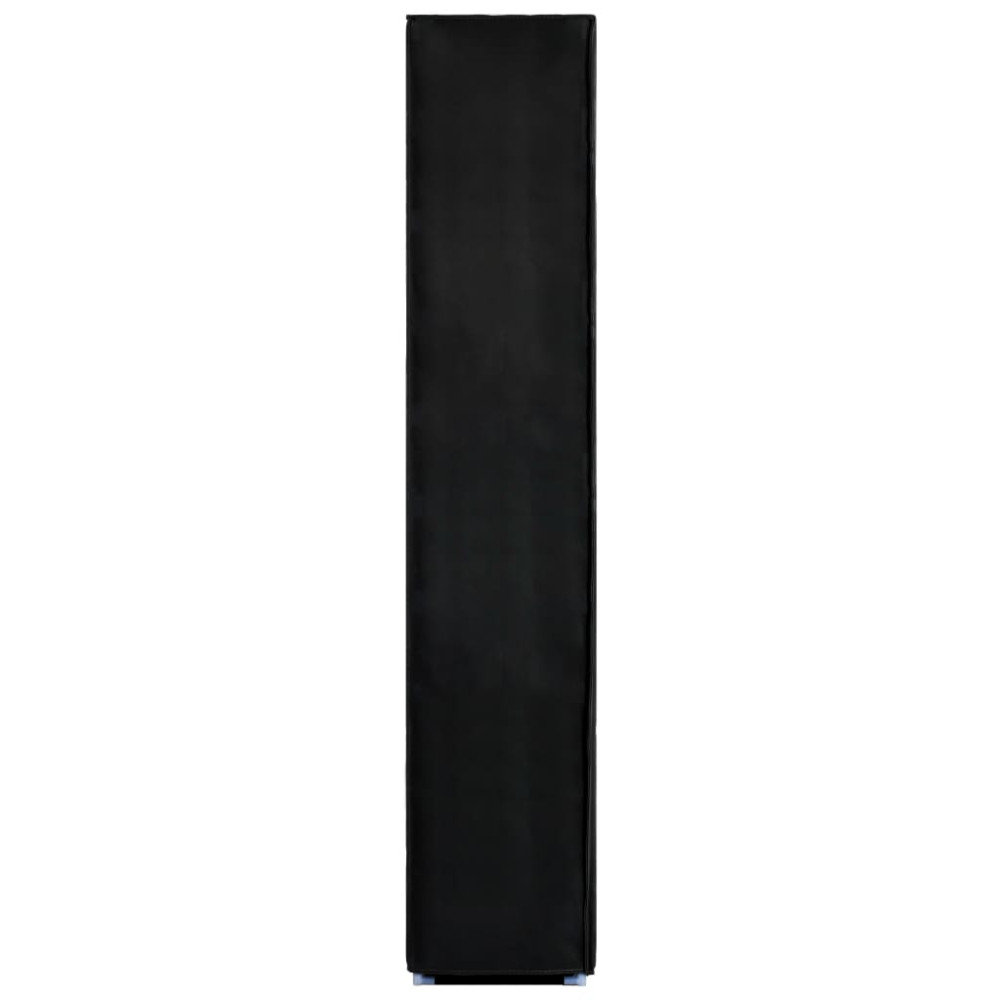 Produktbild för Skoförvaring 60x30x166 cm svart tyg