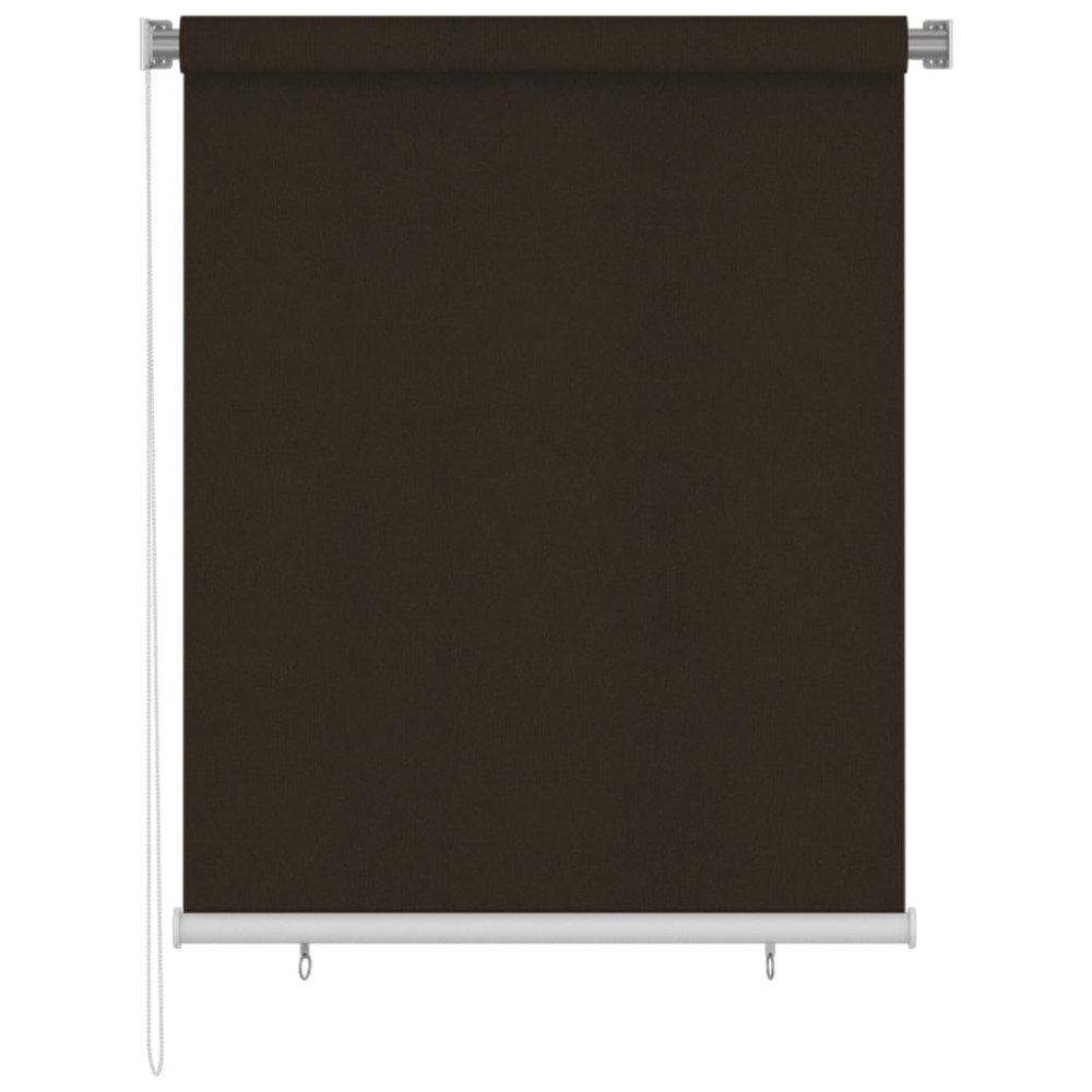 Produktbild för Rullgardin utomhus 125 (B) x 140 (H) cm brun