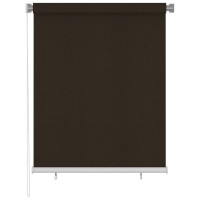 Produktbild för Rullgardin utomhus 125 (B) x 140 (H) cm brun