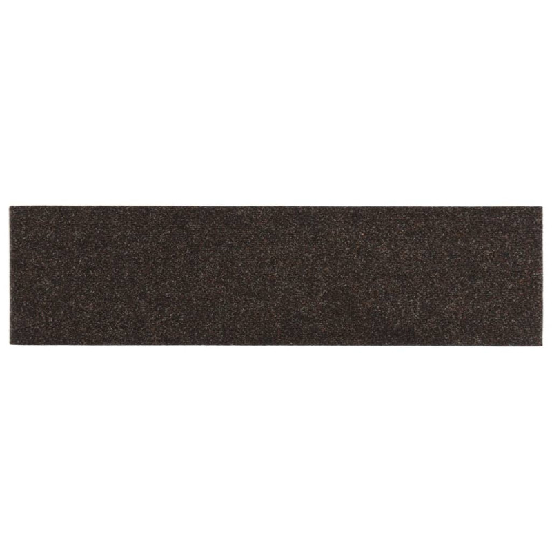Produktbild för Trappstegsmattor självhäftande 15 st 76x20 cm mörkbrun