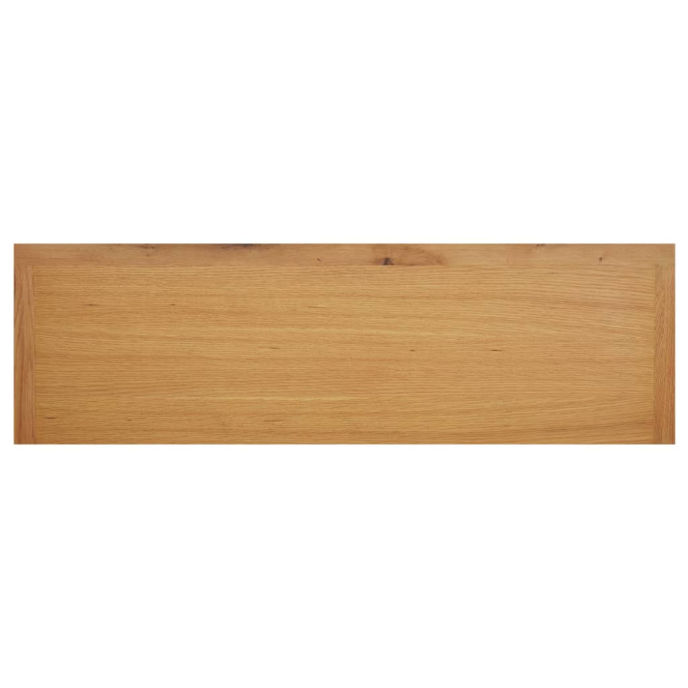 Produktbild för Skohylla 114x37x45 cm massiv ek