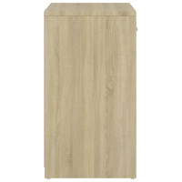 Produktbild för Skobänk sonoma-ek 94,5x31x57 cm konstruerat trä