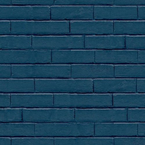 Noordwand Good Vibes Tapet Brick Wall blå
