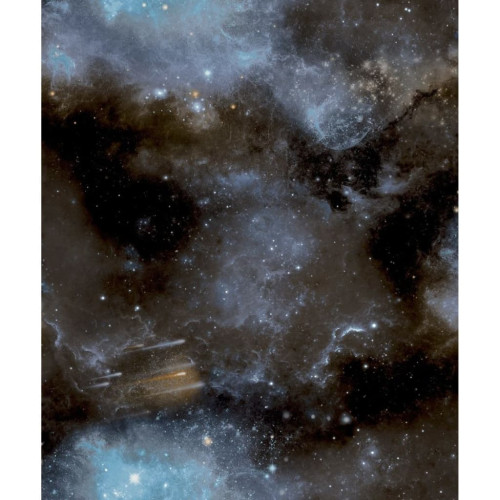 Noordwand Noordwand Tapet Good Vibes Galaxy with Stars blå och svart