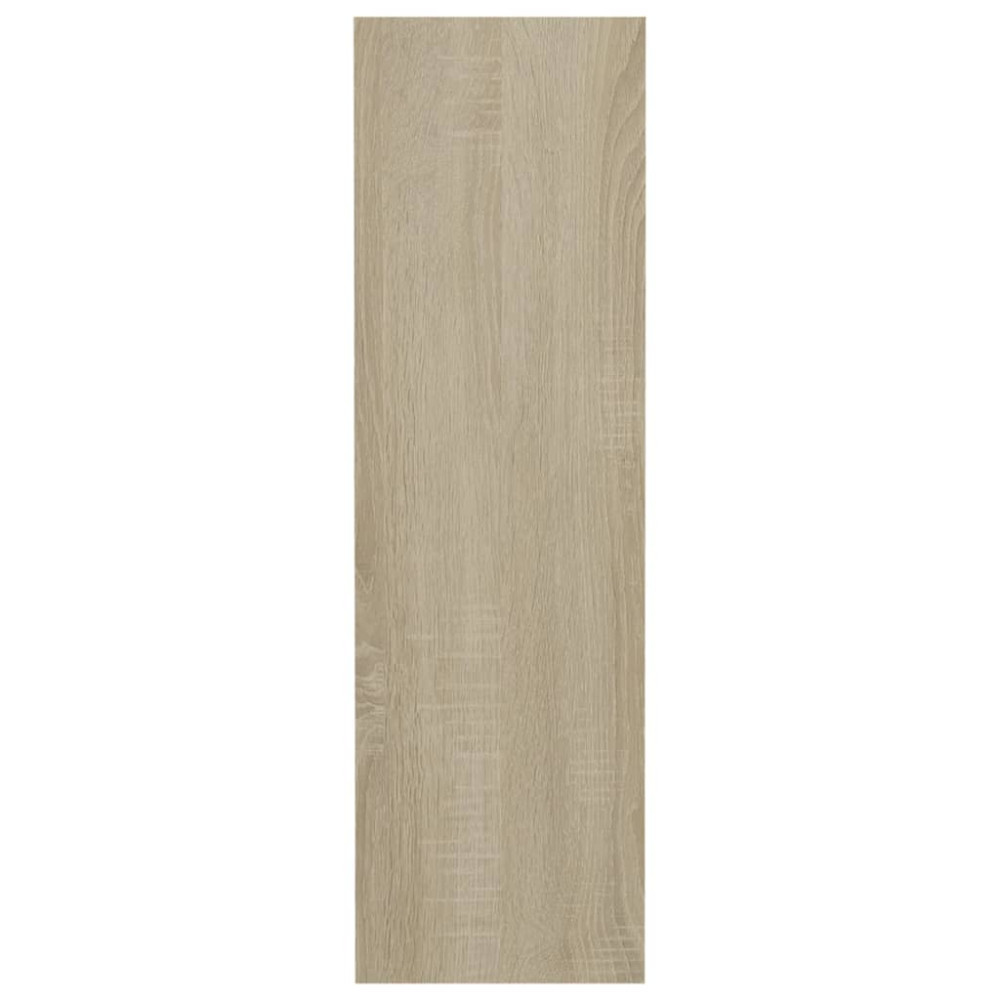 Produktbild för Väggmonterat skoställ 2 st sonoma-ek 60x18x60cm konstruerat trä