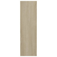 Produktbild för Väggmonterat skoställ 2 st sonoma-ek 60x18x60cm konstruerat trä
