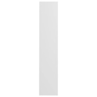 Produktbild för Väggmonterat skoställ vit 80x18x90 cm konstruerat trä