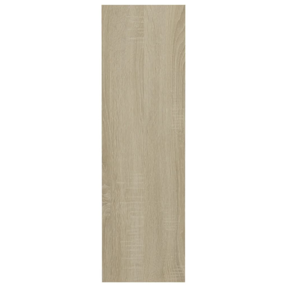 Produktbild för Väggmonterat skoställ 2 st sonoma-ek 80x18x60cm konstruerat trä