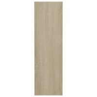 Produktbild för Väggmonterat skoställ 2 st sonoma-ek 80x18x60cm konstruerat trä
