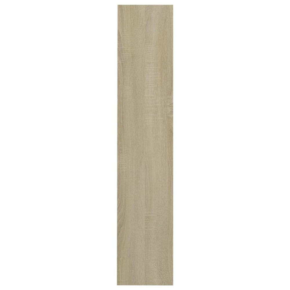 Produktbild för Väggmonterat skoställ 2 st sonoma-ek 60x18x90cm konstruerat trä