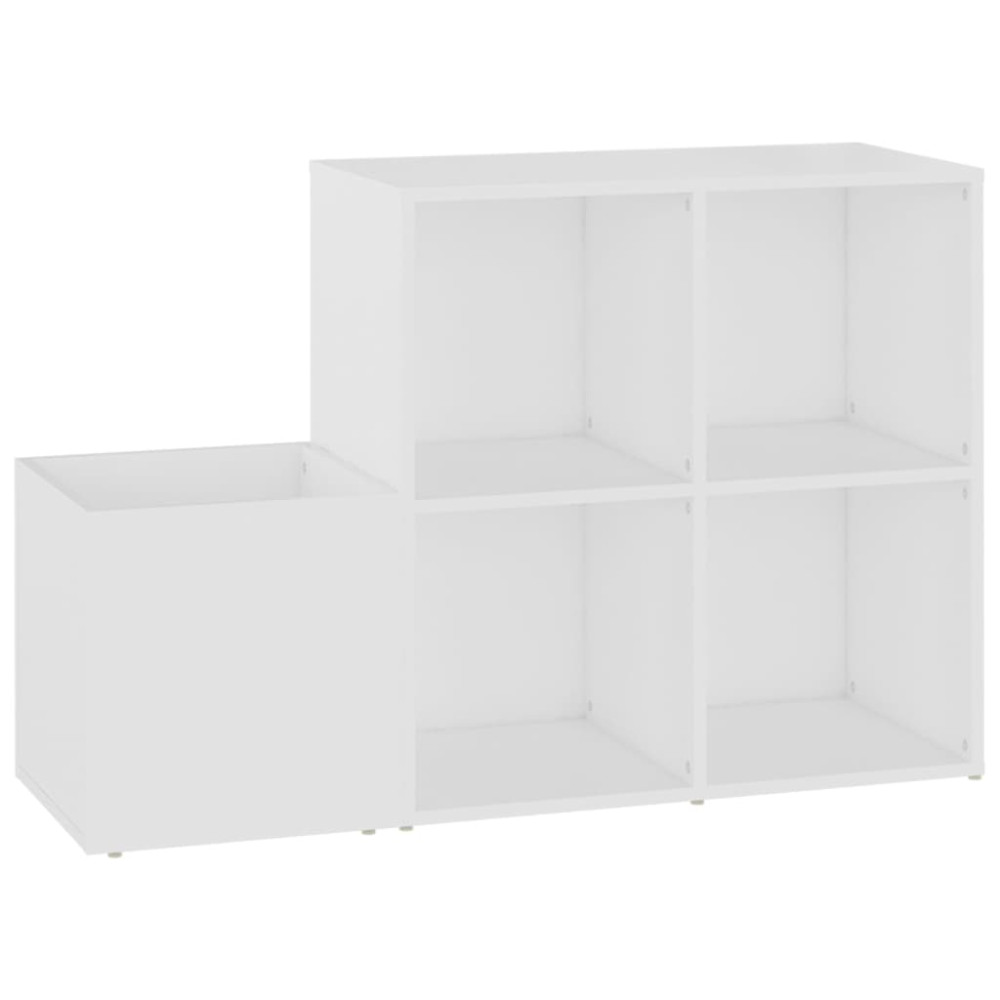 Produktbild för Skoskåp vit 105x35,5x70 cm konstruerat trä