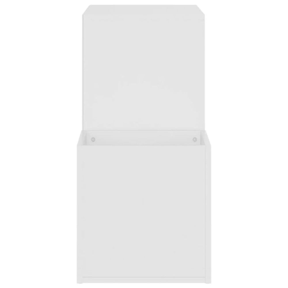 Produktbild för Skoskåp vit 105x35,5x70 cm konstruerat trä