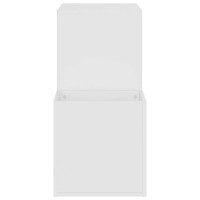 Produktbild för Skoskåp vit 105x35,5x70 cm konstruerat trä