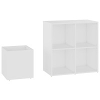 Produktbild för Skoskåp vit 105x35,5x70 cm konstruerat trä