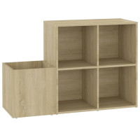 Produktbild för Skoskåp sonoma-ek 105x35,5x70 cm konstruerat trä