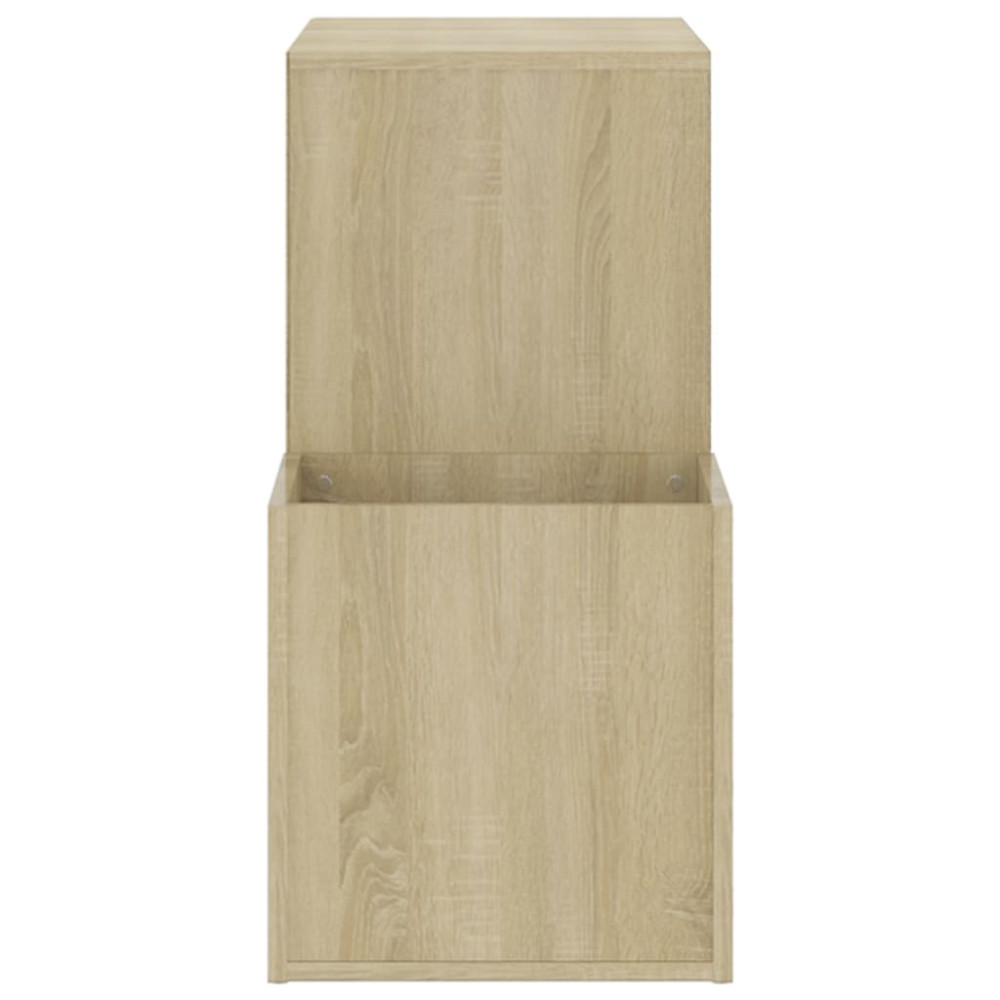 Produktbild för Skoskåp sonoma-ek 105x35,5x70 cm konstruerat trä