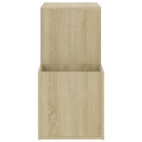 Produktbild för Skoskåp sonoma-ek 105x35,5x70 cm konstruerat trä