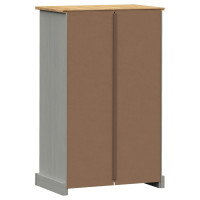 Produktbild för Skoskåp VIGO grå 60x35x96 cm massiv furu