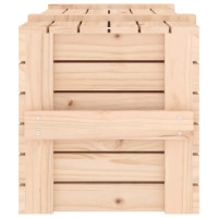 Produktbild för Förvaringslåda 91x40,5x42 cm massiv furu