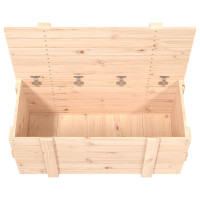 Produktbild för Förvaringslåda 91x40,5x42 cm massiv furu