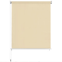 Produktbild för Rullgardin utomhus 145 (B) x 230 (H) cm gräddvit