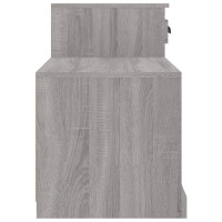 Produktbild för Skoskåp grå sonoma 100x42x60 cm konstruerat trä