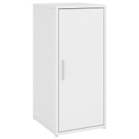 Produktbild för Skoskåp vit 32x35x70 cm konstruerat trä