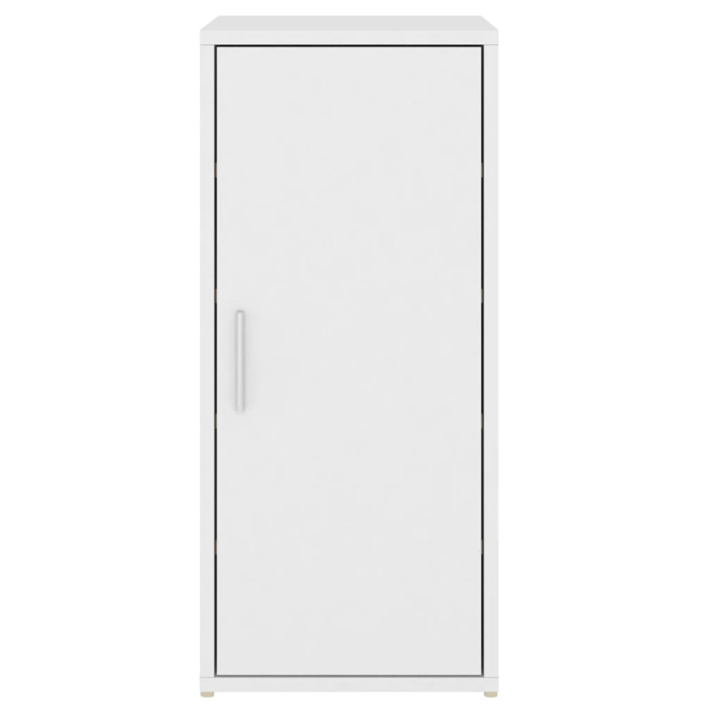 Produktbild för Skoskåp vit 32x35x70 cm konstruerat trä