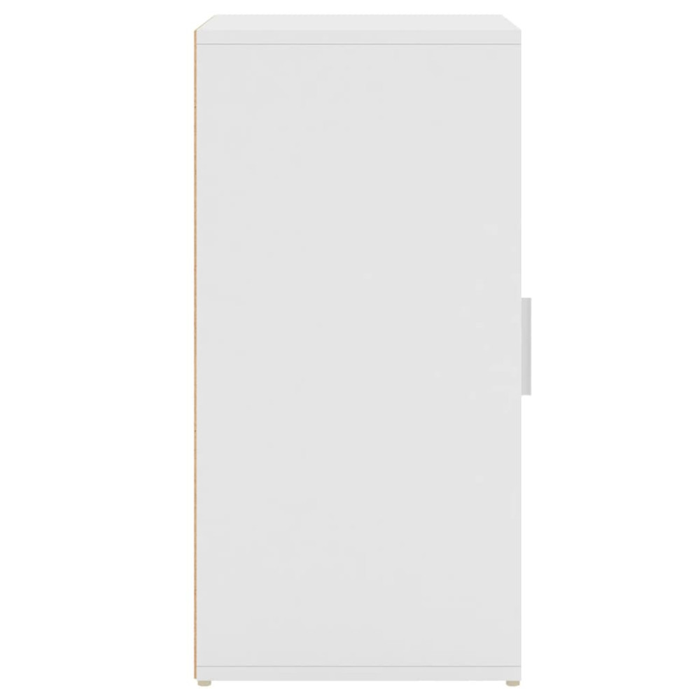 Produktbild för Skoskåp vit 32x35x70 cm konstruerat trä