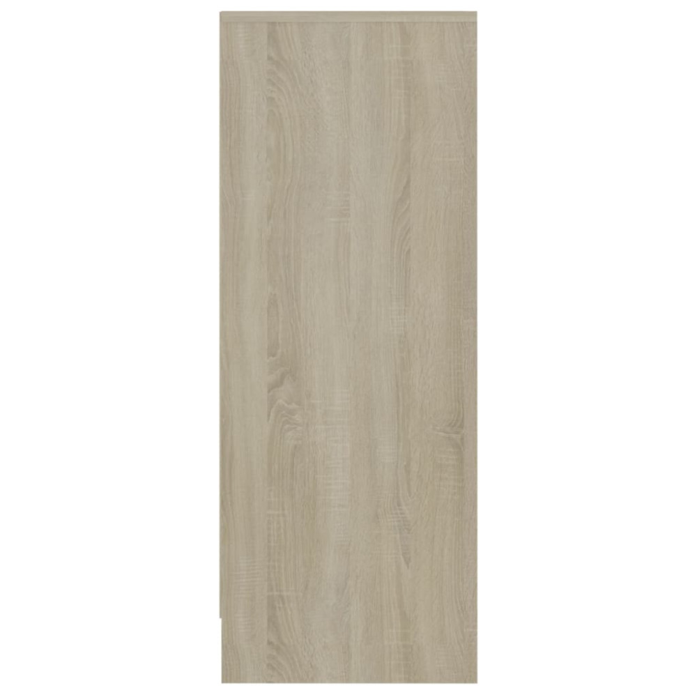 Produktbild för Skoskåp sonoma-ek 60x35x92 cm konstruerat trä
