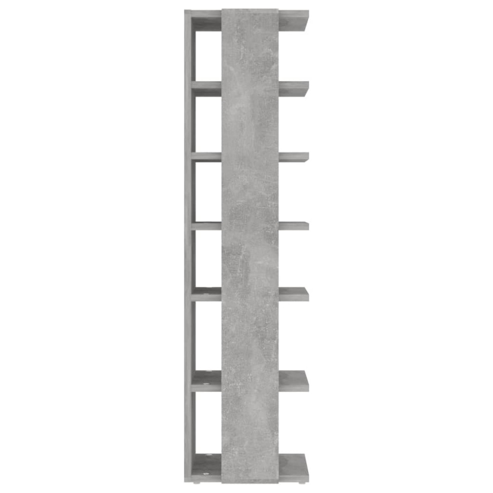 Produktbild för Skohyllor 2 st betonggrå 27,5x27x102 cm