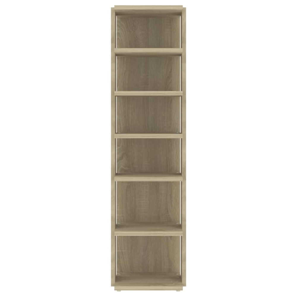 Produktbild för Skohyllor 2 st sonoma-ek 27,5x27x102 cm