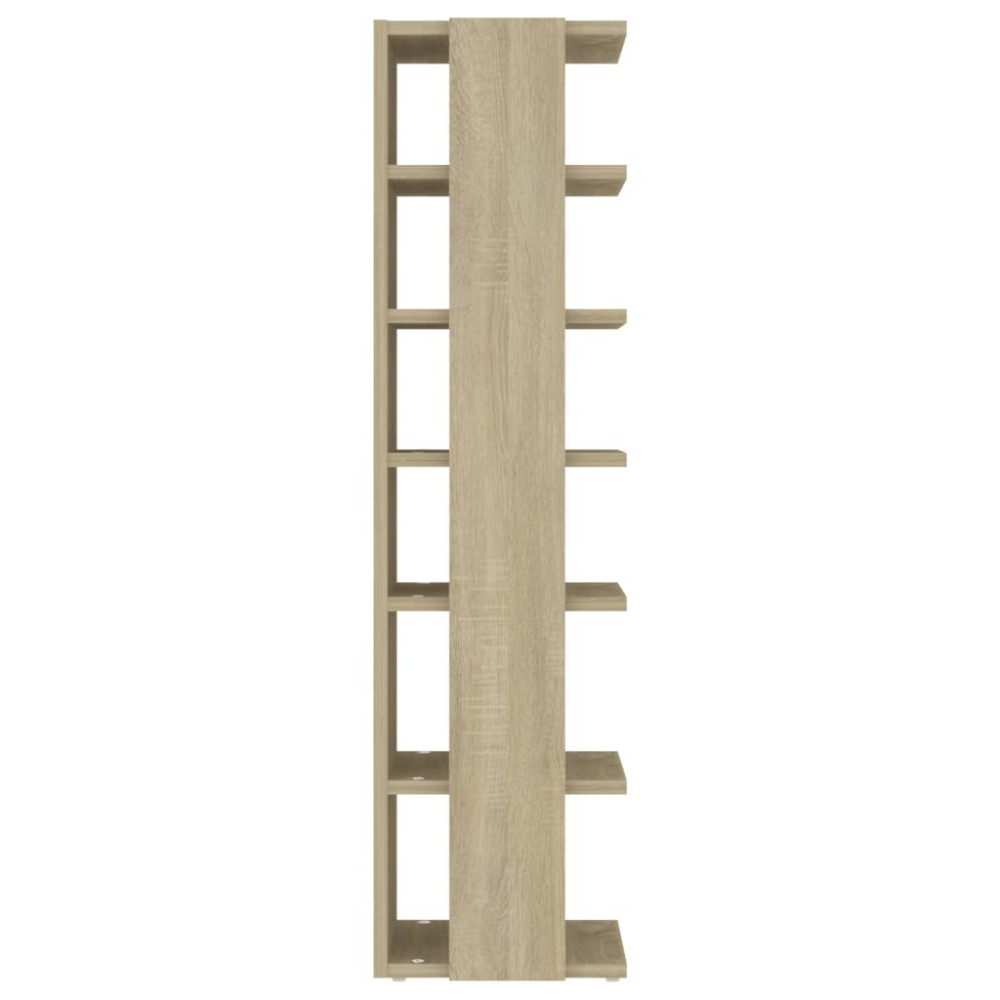 Produktbild för Skohyllor 2 st sonoma-ek 27,5x27x102 cm
