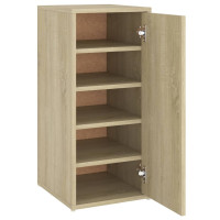 Produktbild för Skoskåp 2 st sonoma-ek 32x35x70 cm konstruerat trä