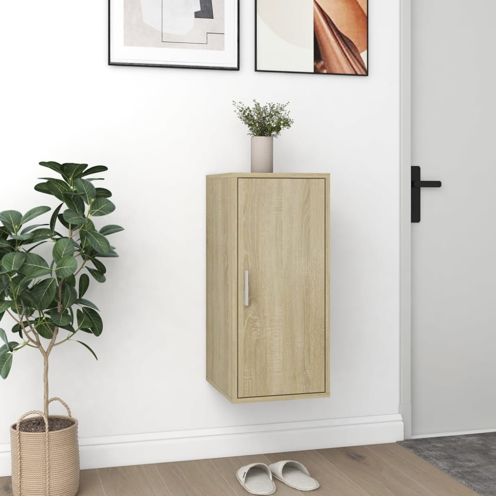 Produktbild för Skoskåp 2 st sonoma-ek 32x35x70 cm konstruerat trä