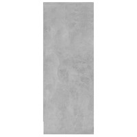 Produktbild för Skoskåp betonggrå 60x35x92 cm konstruerat trä