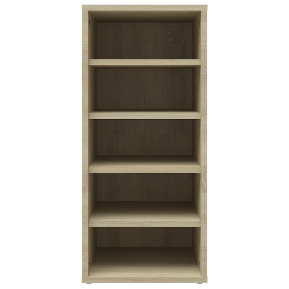 Produktbild för Skoskåp sonoma-ek 31,5x35x70 cm konstruerat trä