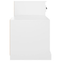 Produktbild för Skoskåp vit 100x42x60 cm konstruerat trä