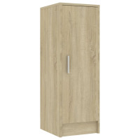 Produktbild för Skoskåp sonoma-ek 32x35x92 cm konstruerat trä