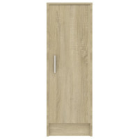 Produktbild för Skoskåp sonoma-ek 32x35x92 cm konstruerat trä