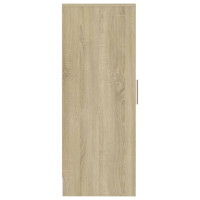 Produktbild för Skoskåp sonoma-ek 32x35x92 cm konstruerat trä